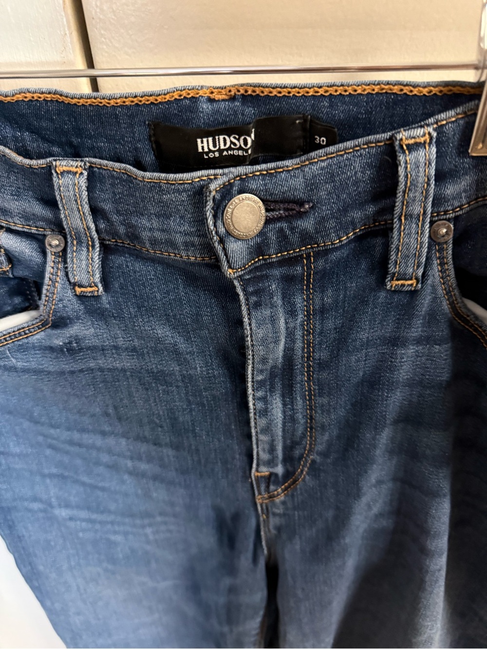 Hudson Jeans Woman’s Dark Blue Relaxed Denim